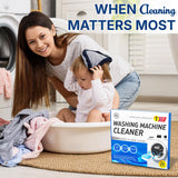 GymAora Washing Machine Cleaner Tablets - 24-Pack Deep Cleaning & Descaler for HE, Front Load & Top Load washer cleaner tablets, Septic-Safe, 12-Month