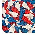 Patriotic Candy - 2 Pound Pack - 4th of July Gummies - Red White and Blue Candy Planes for Memorial Day, Military Homecomings & Aviation Themed