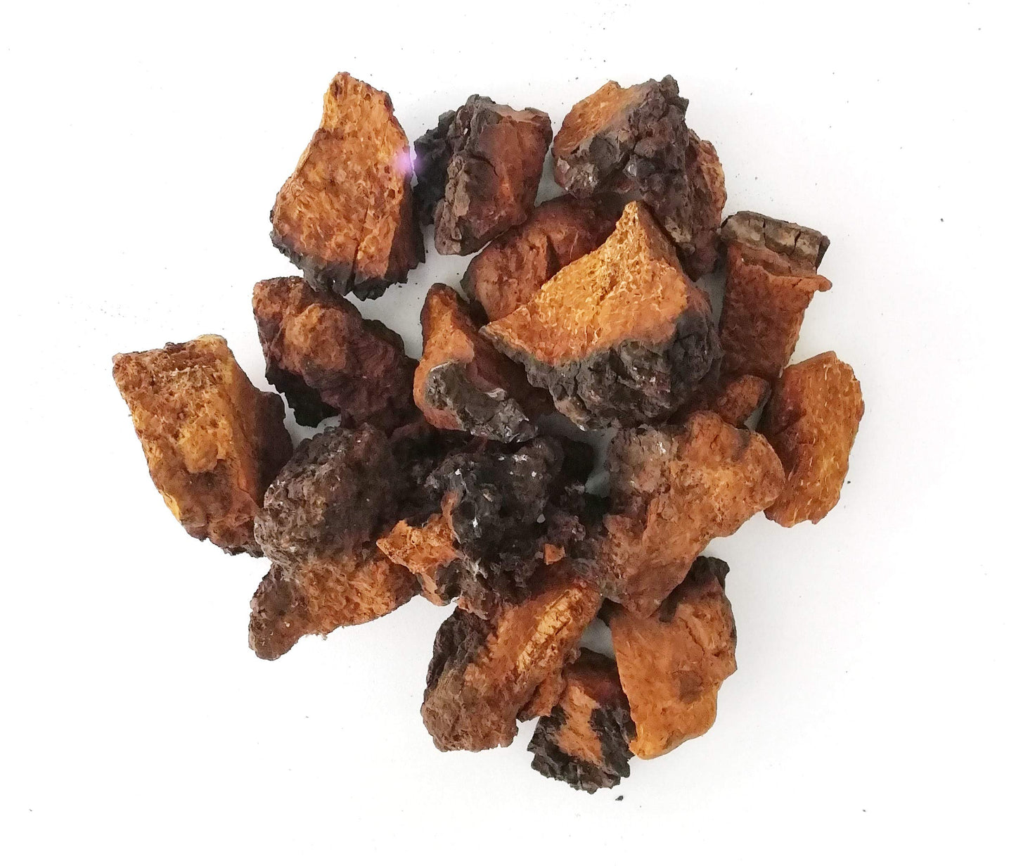 Chaga Mushroom Chunks - 8 ounce, 100% Wild Harvested with Black Top Crust, Premium Tea Chunks - Antioxidants, Healthy Drinks