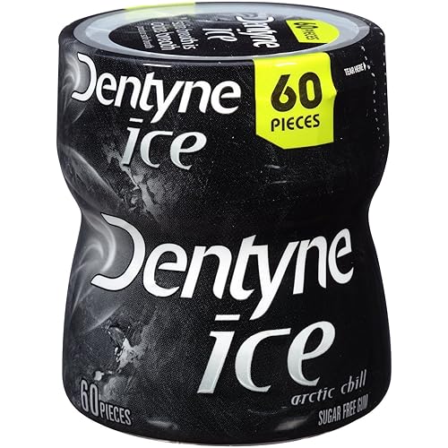 Dentyne Ice Sugarless Gum, Arctic Chill - 60 Pieces / Bottle, 4 Bottles