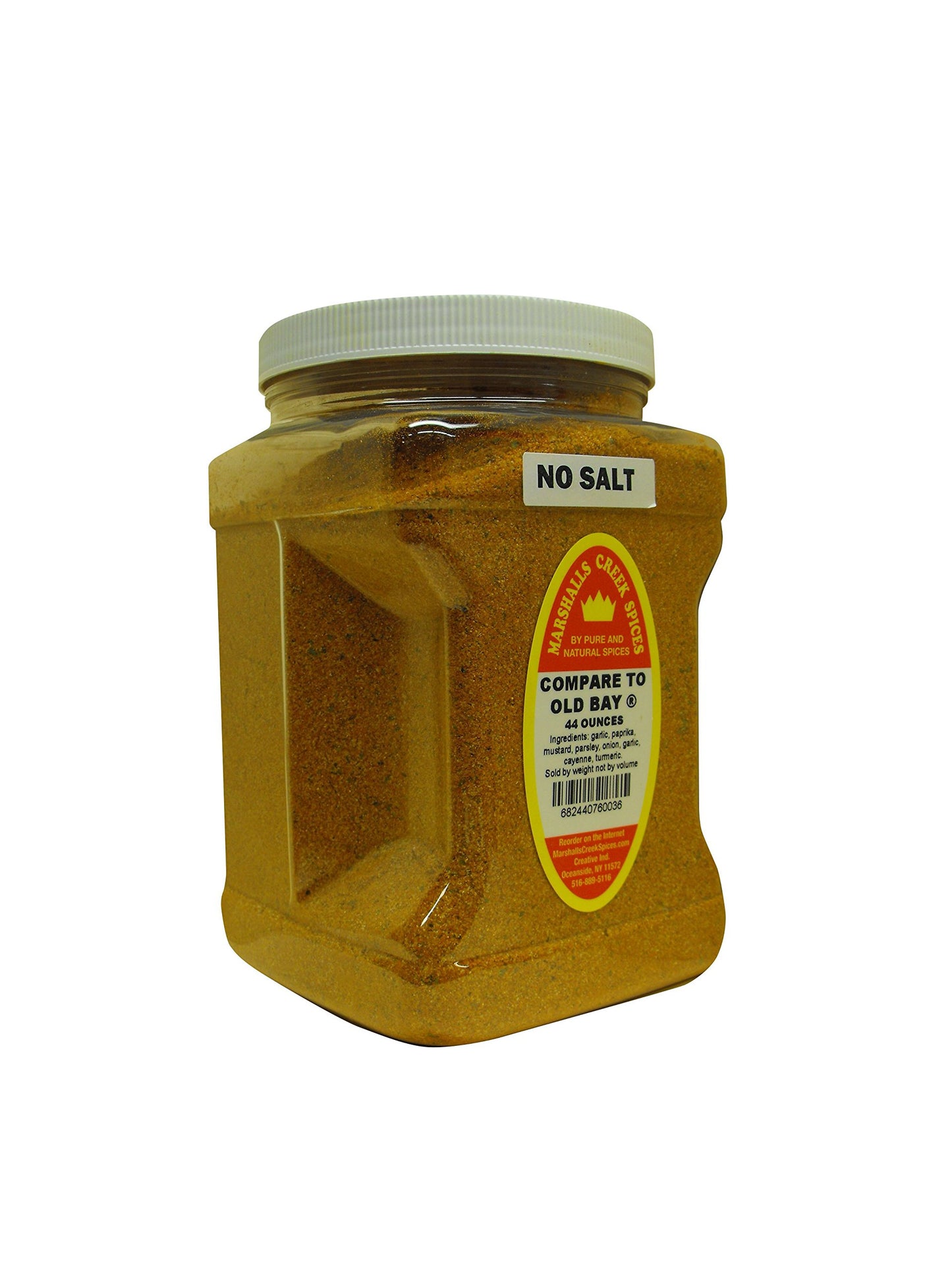 Family Size Marshalls Creek Spices Bay Seasoning No Salt Seasoning, 44 Ounce …