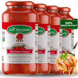 La San Marzano Marinara Sauce, 24 oz, Pasta Sauce Made in Italy, All Purpose Tomato Premium Quality, All Natural, Mediterranean Diet, Non GMO, Vegan