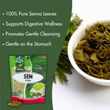 HANAN Senna Leaf Loose Herbal Tea 1.1oz - 30g Dried Herb Wooly Sen Plant Leaves From Peru - Senna Tea