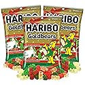 Haribo Christmas Goldbears, Festive Holiday Gummy Bears, Stocking Stuffer Candy Gifts, 4 Ounces (Pack of 3)