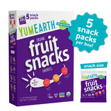 YumEarth Organic Assorted Flavor Fruit Snacks - Allergy Friendly (Top 9 Free), No Artificial Dyes, Non GMO, Gluten Free, Vegan Candy Snacks - 0.7