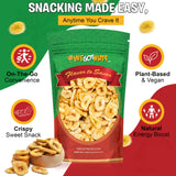 We Got Nuts Premium Dried Banana Chips 64oz (4 Pounds) Fresh, Crispy & Sweetened, Sealed For Freshness - We Got Nuts