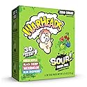 Warheads Singles To Go Sour Drink Mix, 30 Sticks, Variety Pack (Green Apple, Black Cherry, Watermelon, Blue Raspberry), Zero Sugar, Low Calorie