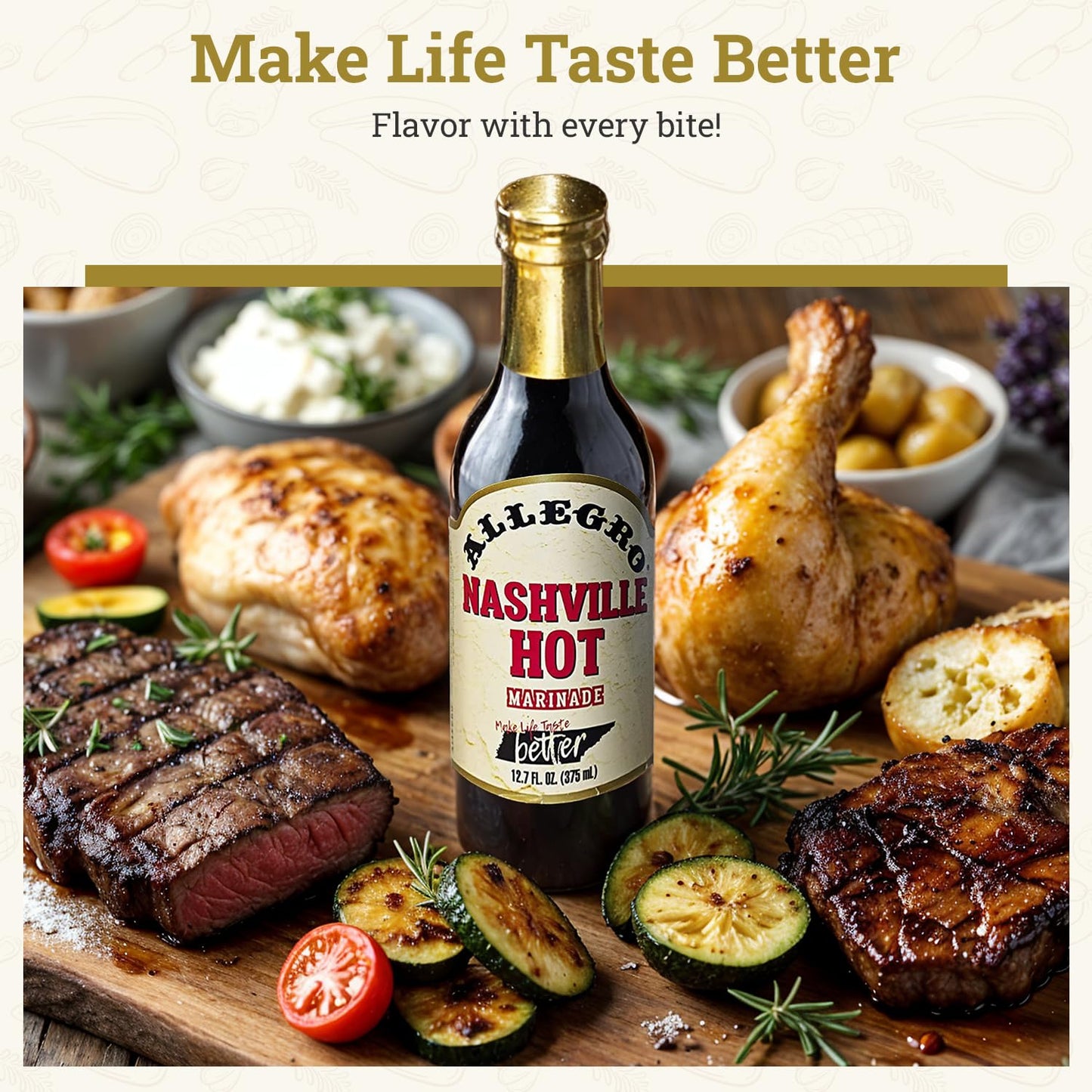 IPOTAO Allegro - The Marinate Everything Marinades | Perfect Marinades for Meat & Veggies | Marinade for Grilling, Roasting & Cooking | Kosher