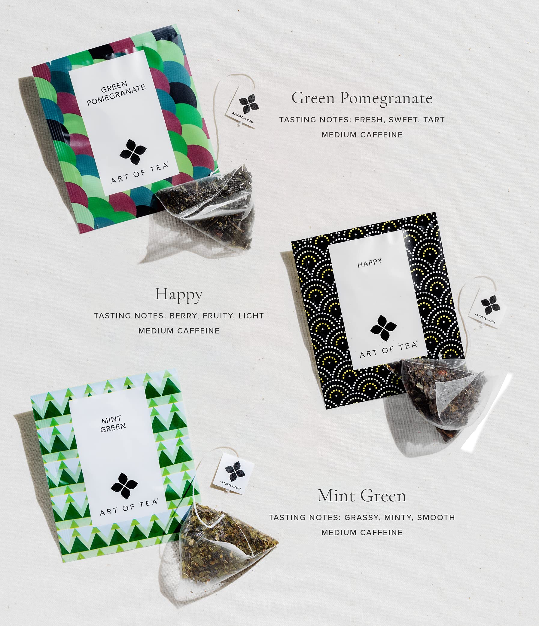 Art of Tea Assorted Tea Sampler 12 Count
