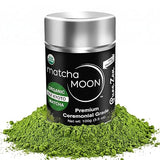 Matcha Moon Pure Zen Ceremonial Grade Matcha Powder | Premium USDA Organic Traditional Japanese Green Tea | First Harvest Uji Kyoto Sourced Tea Powder