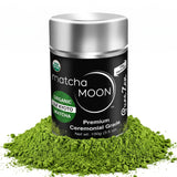 Matcha Moon Pure Zen Ceremonial Grade Matcha Powder | Premium USDA Organic Traditional Japanese Green Tea | First Harvest Uji Kyoto Sourced Tea Powder
