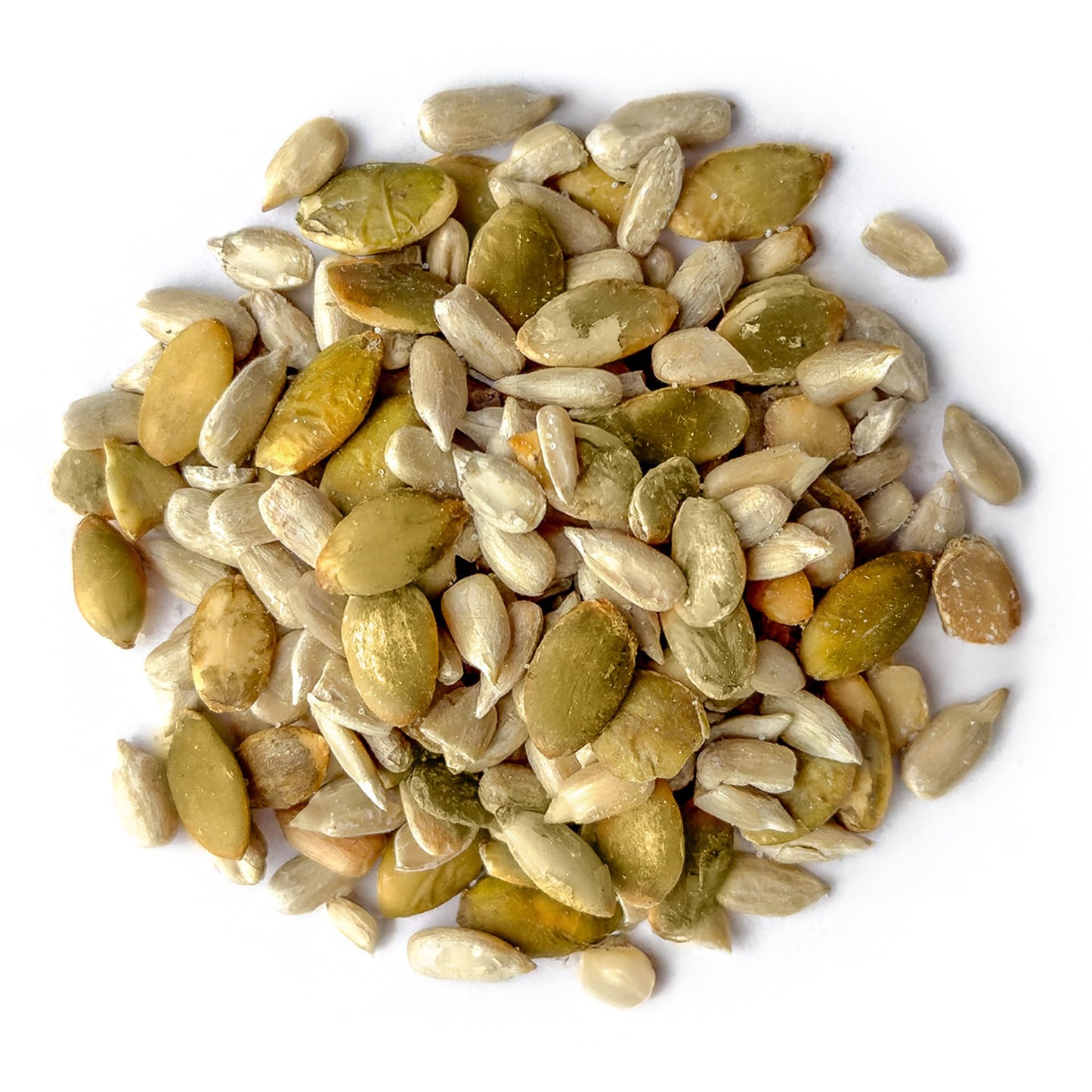 Food to Live Dry Roasted Sunflower and Pumpkin Seed Mix with Himalayan Salt, 2 Pounds - Oven Roasted, Lightly Salted, No Oil, Rich in Protein, Perfect