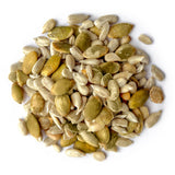 Food to Live Dry Roasted Sunflower and Pumpkin Seed Mix with Himalayan Salt, 2 Pounds - Oven Roasted, Lightly Salted, No Oil, Rich in Protein, Perfect