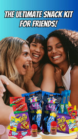 Blue Raspberry Pickle Kit-Family Fun Pack-5 Blue Raz Pickles In A Pouch with Mexican Candy. Tikok trend items by Food Crush