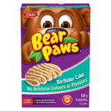 Dare Bear Paws Birthday Cake Soft Cookies 168g - Peanut Free - {Imported from Canada}