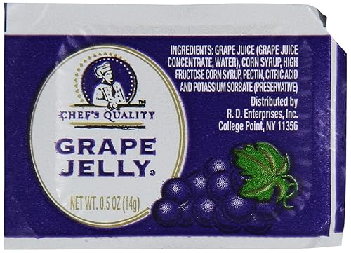 Chef's Quality Grape Jelly Cup, 6.25 Pound