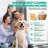 BLASTIX Washing Machine Cleaner 30 Tablets, Formulated for Pet Owners, Deep Cleaning for Front & Top Loader HE Laundry Machine, Extra 73.7%