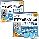 Washing Machine Cleaner Descaler 48 Pack - Value Size Deep Cleaning Tablets HE Front Loader & Top Load Washer, Septic Safe Eco-Friendly Deodorizer