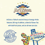 AriZona x Fallout Green Tea Energy Drink, Variety Pack - 6 Flavors, 15 fl oz (Pack of 12) - 190mg Caffeine per Can