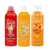 Winona Pure Popcorn Spray, Butter Garlic & Caramel, Seasoning for Snacks & Meals, 5 oz, 3 Pack