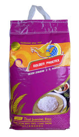 Golden Phoenix Jasmine Rice 25 lbs, Long Grain Thai Rice with a Natural Fragrance & Delicate Flavor, Great For Preparing Fried Rice, Pilaf, Risotto & Paella, Among Others (Jasmine Rice 25 lbs)
