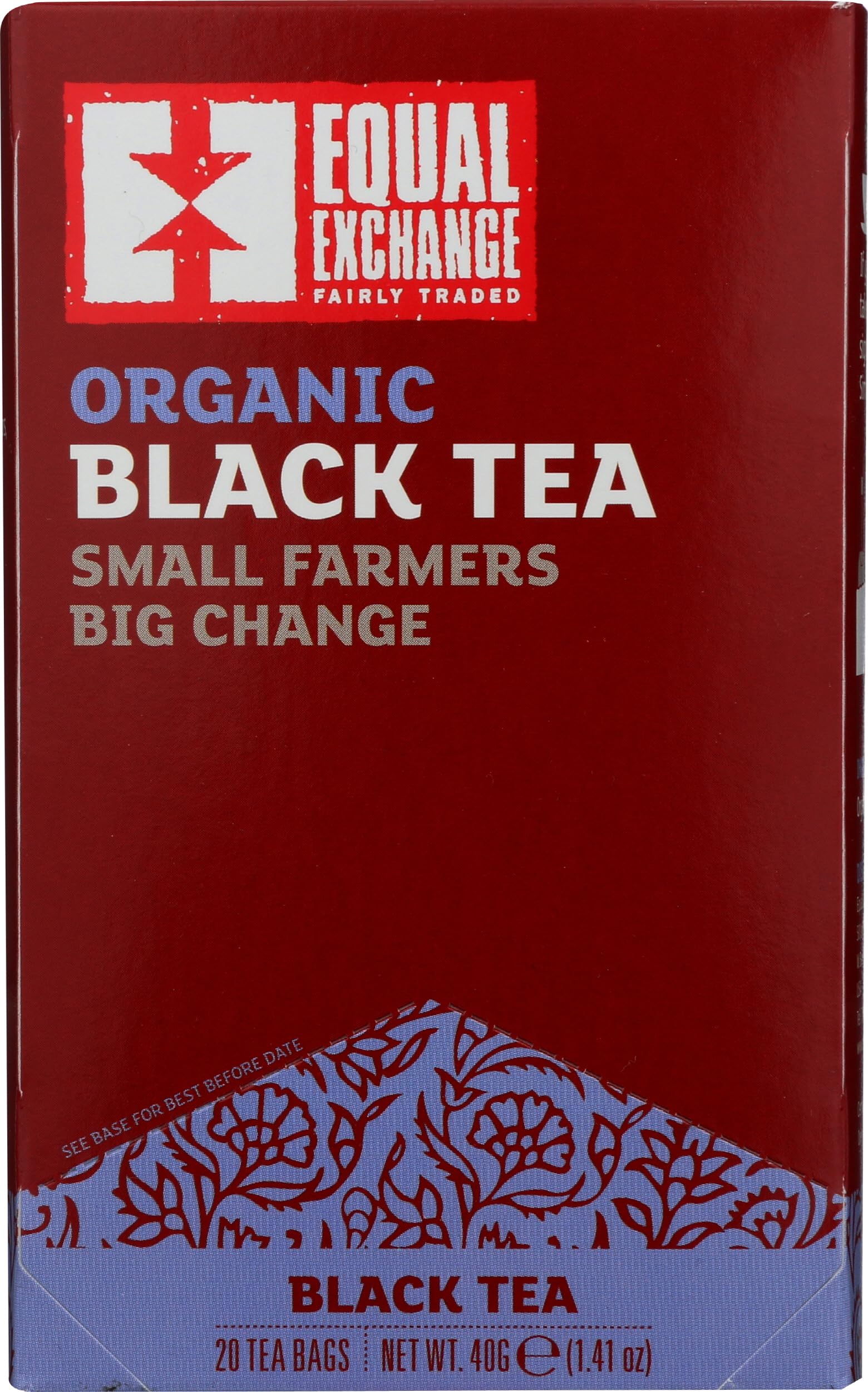 Equal Exchange Organic Black Tea, 20 Tea Black