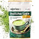 AprikaLife Matcha Latte Powder, Premium Barista Crafted Mix with Natural Vanilla Flavor - Authentically Japanese - 1st Harvest Ceremonial Grade, Sweet