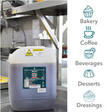 BLUE GREEN ORGANICS 57.3 lb Raw Blue Agave , 5 Gallon Bulk Organic Sweetener , Low Glycemic Index Sugar Alternative for Coffee, Tea & Smoothies
