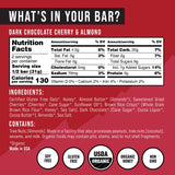 Kates Real Food Organic Dark Chocolate Cherry & Almond Handle Bar 12 Count, 2.2 OZ