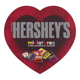 Hershey's, Chocolate Assortment Miniatures Candy Valentine's Heart Box, 6.4 Oz.