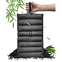 PURIMADE Bamboo Charcoal Air Purifying Bag,Reusable Natural Activated Charcoal Bags,300g Deodorizer and Odor Purifier,for Home,Car,Pet