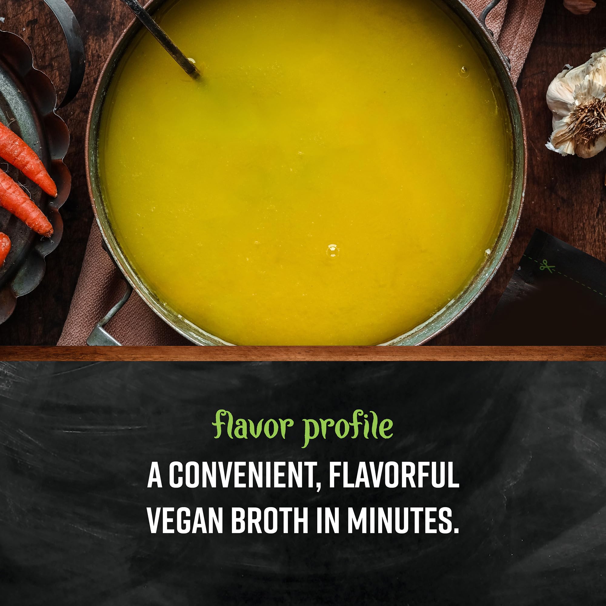 Frontier Co-op Organic No-Chicken Vegetarian Broth Powder, Bulk Bag, Organic Vegetable Soup Base Mix for Soups, Stews, Hot Drinks, Restaurant Supply |