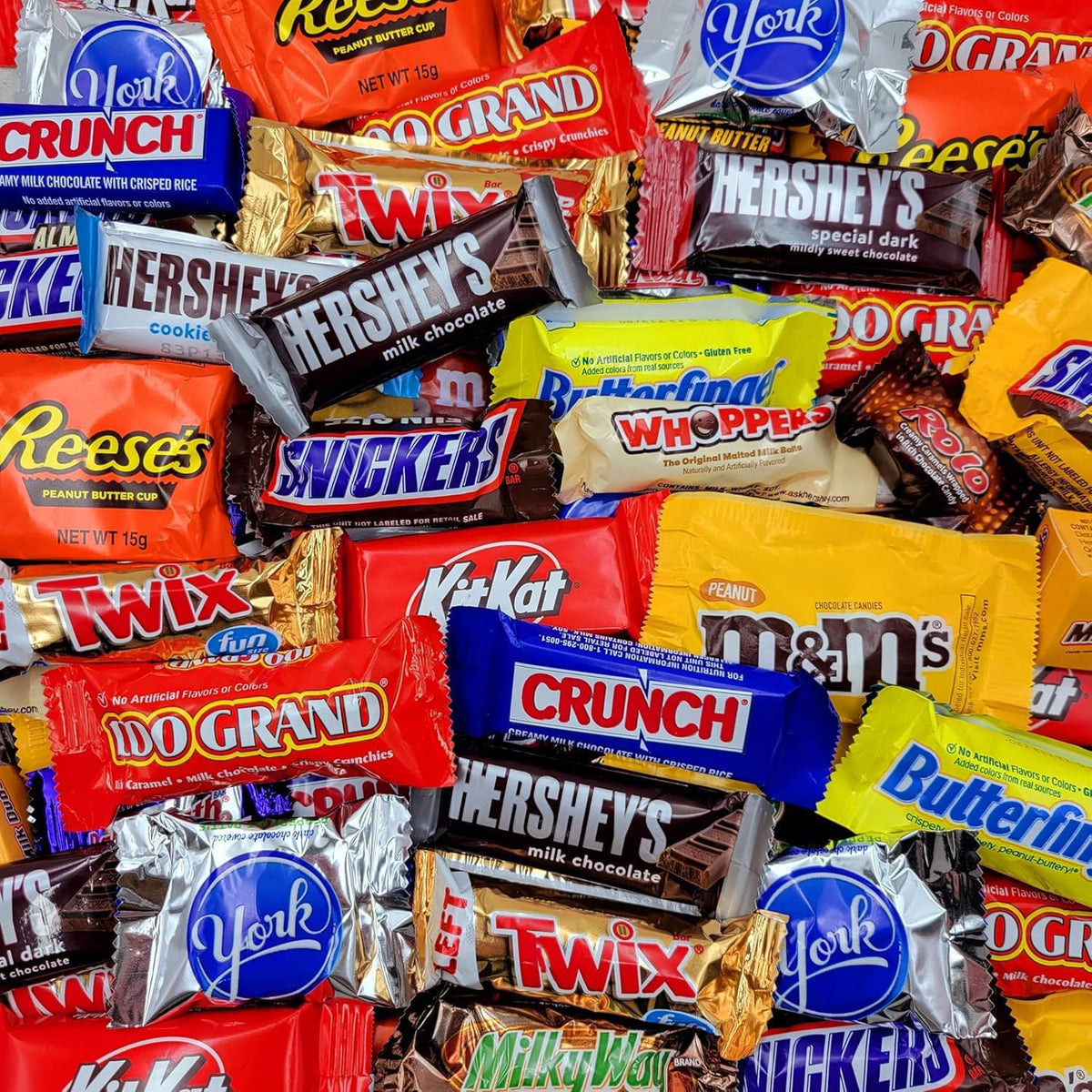 Assorted Chocolate Candy Variety Pack - 5lb Bulk Chocolate Candy Individually Wrapped - Bulk Candy Assortment for Pinata Stuffers, Party Favors