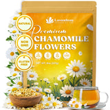 Lavendium, Premium 8oz Dried Chamomile Flowers, 100% Natural & Pure Whole Chamomile Blossoms, No Additives or Preservatives, Non-GMO, Plant-Based