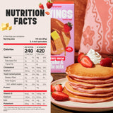 Cravings by Chrissy Teigen Gluten Free Pancake and Waffle Mix, Strawberry Mochi Pancakes & Waffles, Add Eggs, Milk, & Oil, Makes 18 Pancakes (Pack of 3)