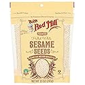 Bob's Red Mill White Hulled Sesame Seeds, Resealable Stan up Bag, 10 OZ