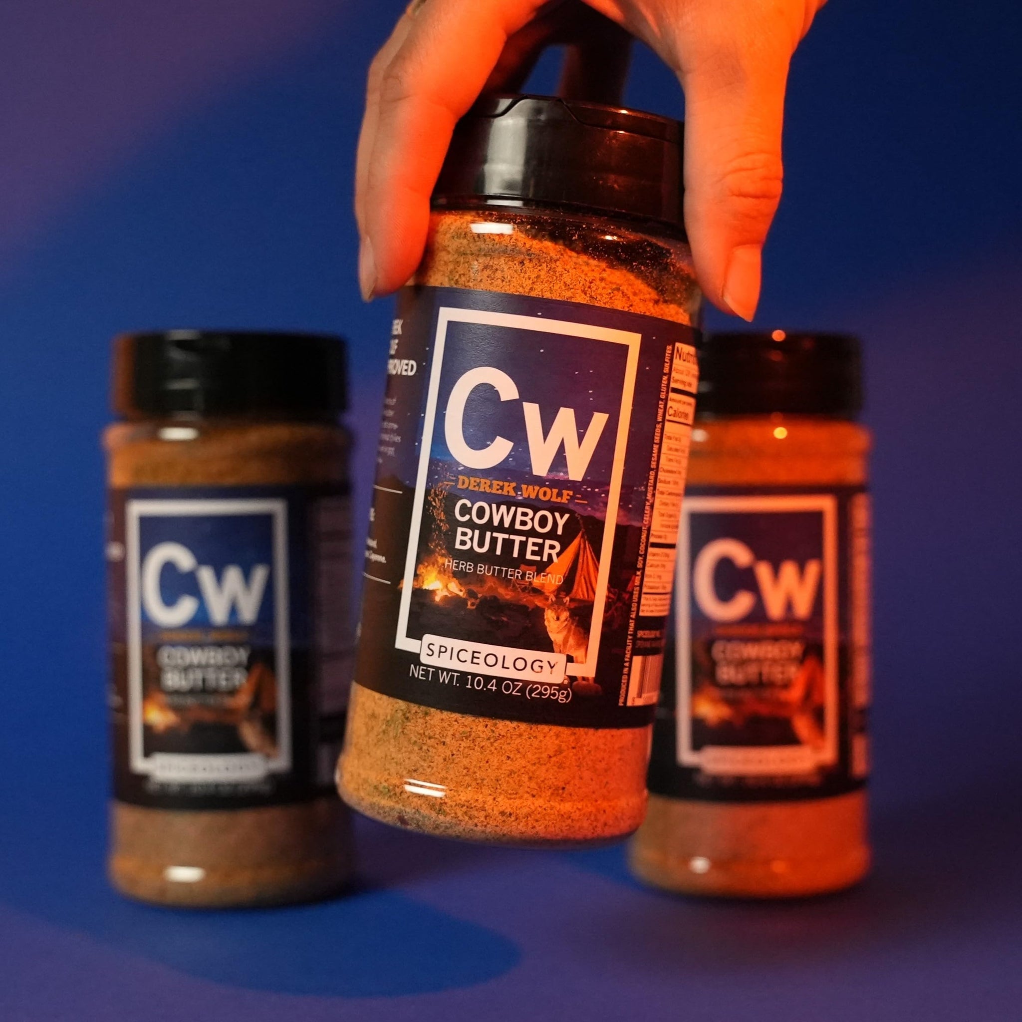 Spiceology - Derek Wolf Cowboy Butter Seasoning - Bold & Buttery Blend with Garlic, Smoked Paprika & Mustard - Perfect for Beef Brisket, Pork Chops