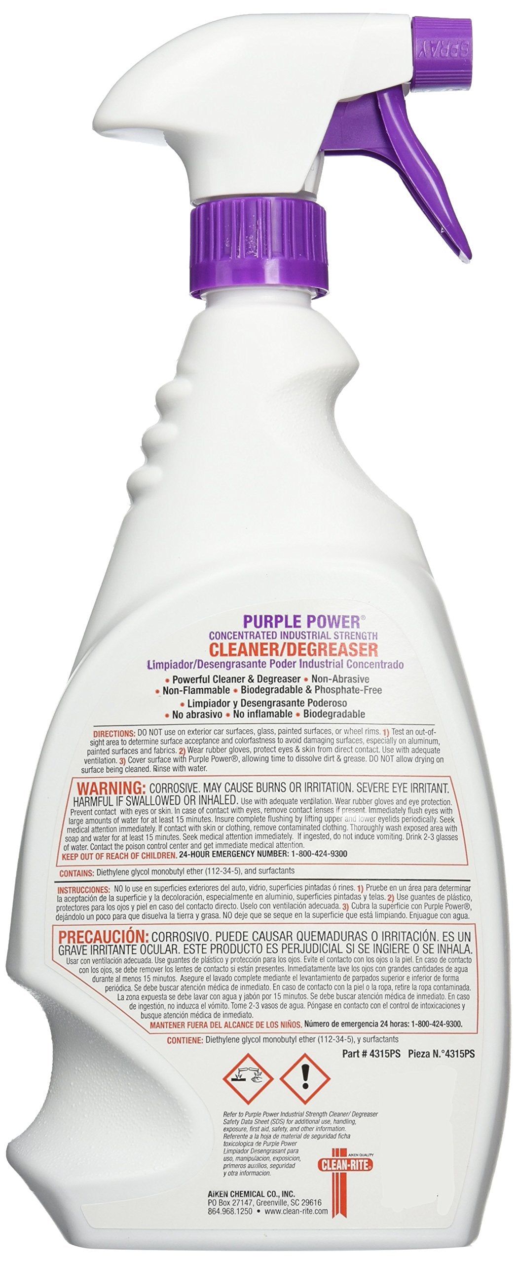 Aiken 4315PS Cleaner (PURPLE POWER 32OZ)