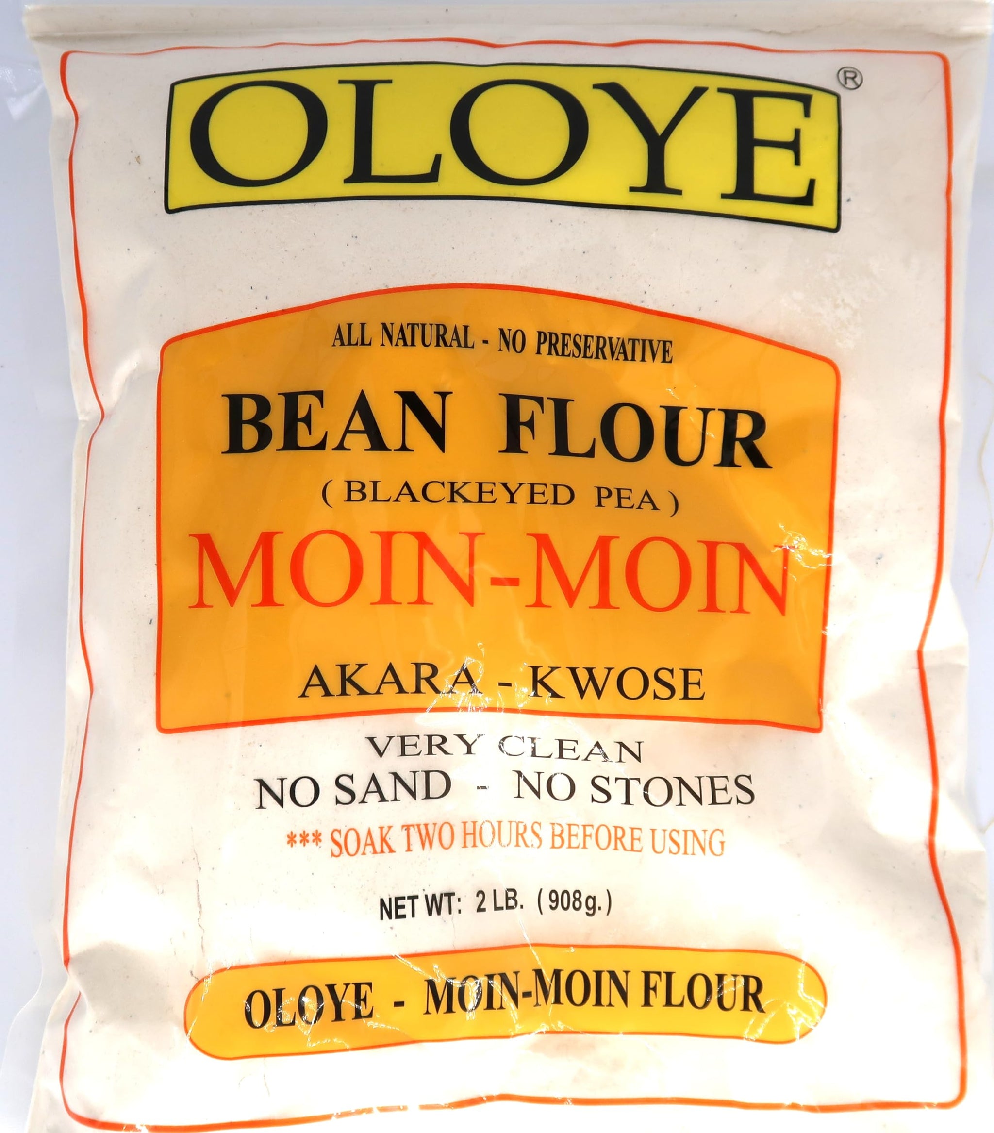 Oloye Beans Flour (Blackeyed Pea) / Moin-Moin/2lbs