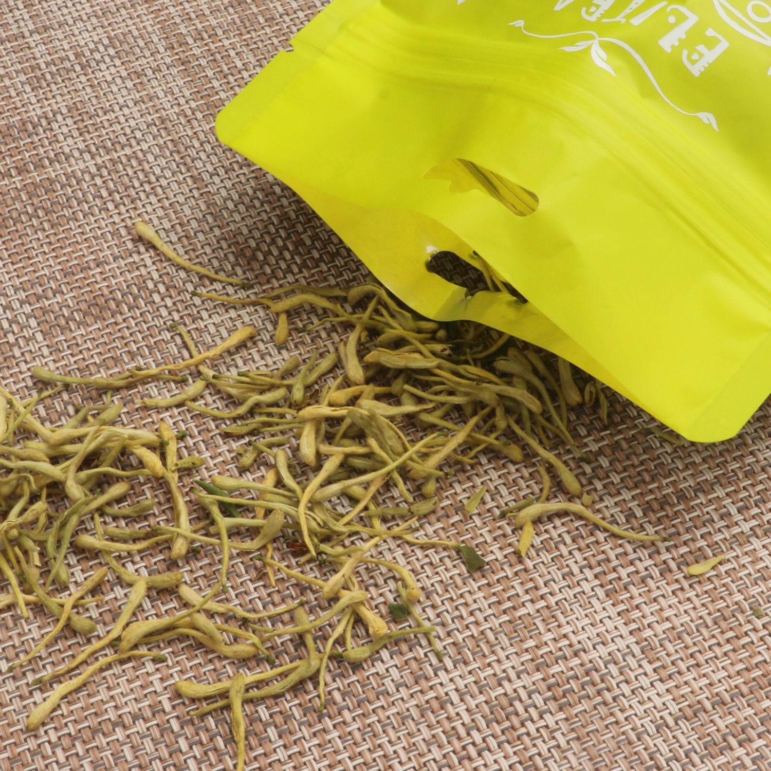 Elitea 3oz Honeysuckle Tea Wild Lonicera Japonica Loose Buds Dried Flower Herbal Tea Jin Yin Hua 100% Natural