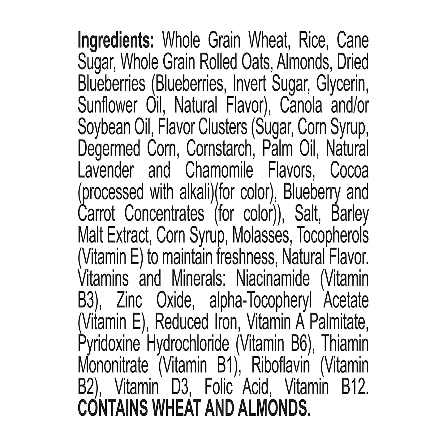 Sweet Dreams Night Time Cereal, Blueberry and Almond, 13.5 OZ Box