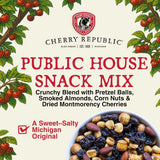 Cherry Republic Public House Snack Mix, 10 oz Bag - Sweet and Salty Pub Mix with Dried Cherries, Hickory Smoked Almonds & Salted Pretzels - Crunchy