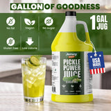 Jersey Pickles - Pickle Power Juice Classic Dill | Pickle Juice with Electrolytes for Hydration | Vegan, Gluten Free (2 Gallon, Classic Dill)