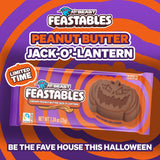 MrBeast Feastables Peanut Butter Halloween Pumpkin Cups, 2lb Box