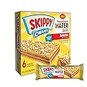 SKIPPY Creamy Peanut Butter Wafer Bars, Banana Flavor with Real Fruit & Oats, 6 Individually Wrapped Bars (7.8 oz Box)