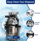GymAora Garbage Disposal Cleaner & Deodorizer Foaming Tablets - Deep Cleans, Reduces Odors & Freshens Kitchen Sink Drain, Disposal Cleaner Tablets