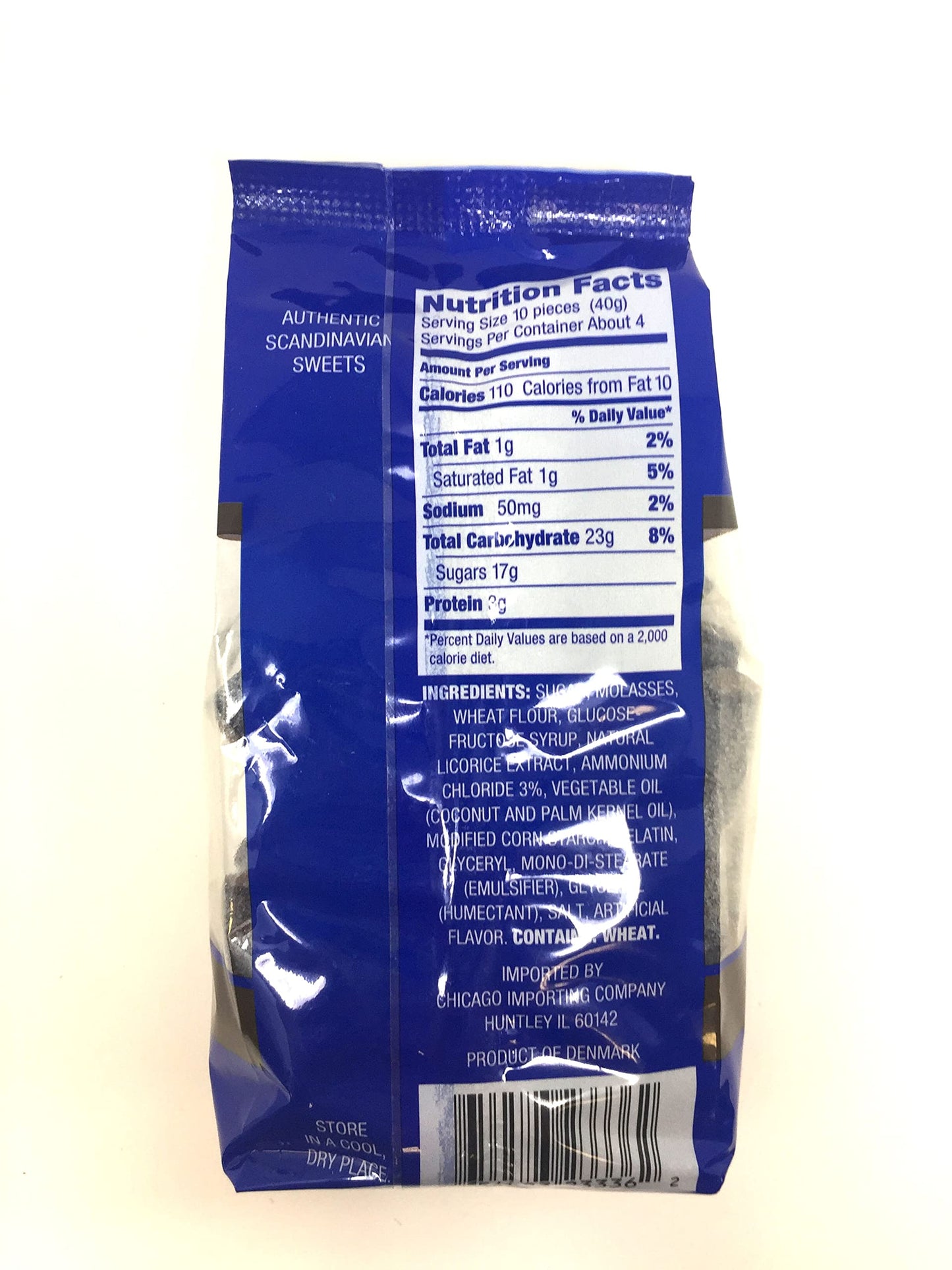 Nordic Sweets Salmiac Licorice Salty Stix Sticks Heksehyl 5oz