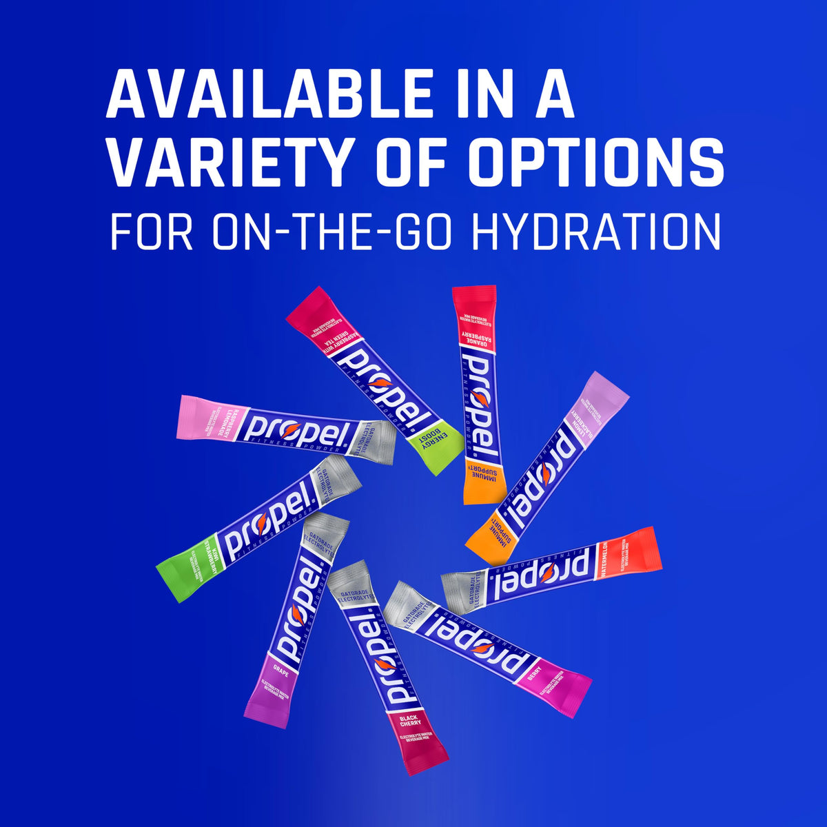 Propel Grape Water Beverage Mix with Electrolytes & Vitamins, 0.08 oz, 10 count (3 Pack)