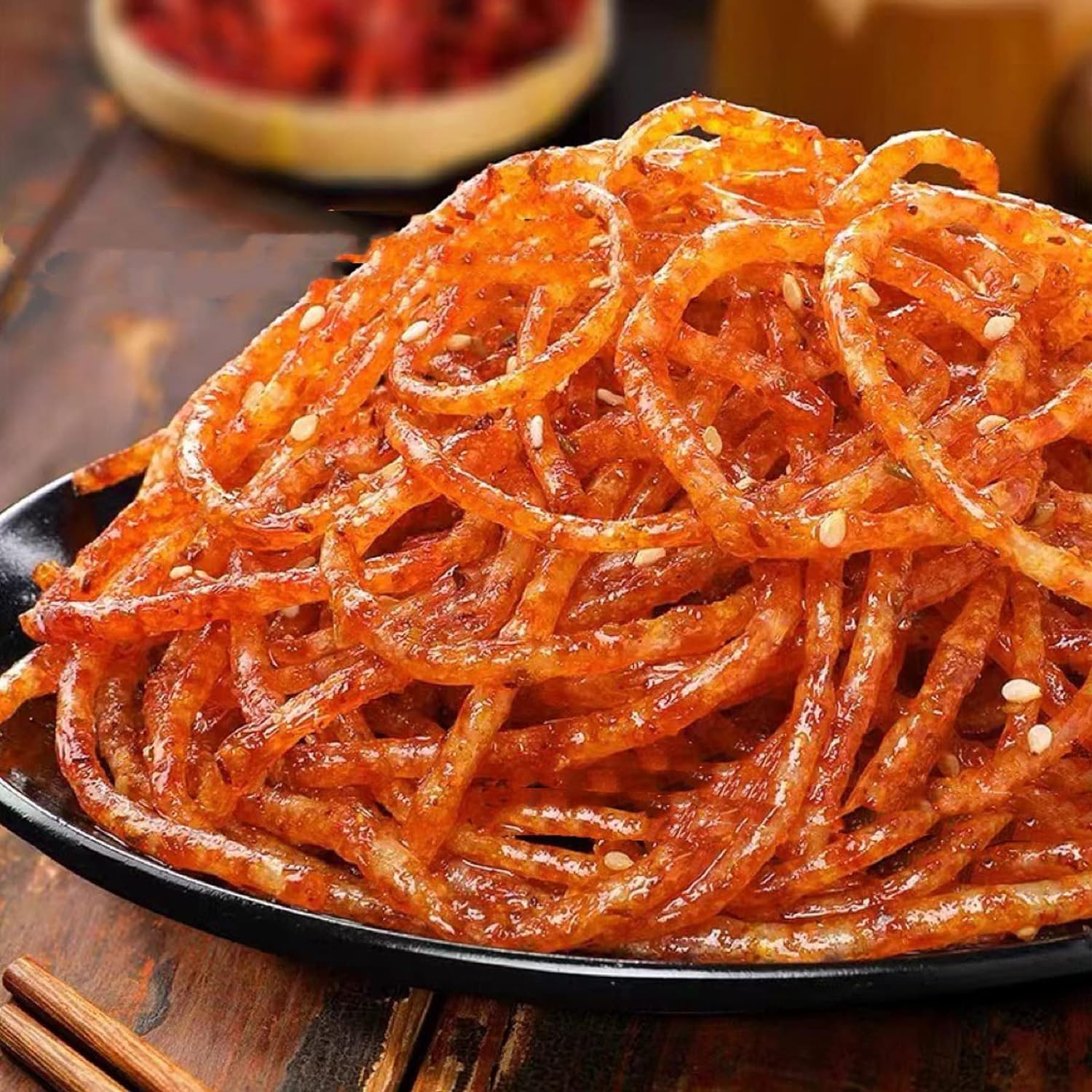 Spicy Strip Small Gluten Latiao Snack Food - Chinese Special Classic Handmade Spicy Gluten Latiao Delicious Snacking, Fragrant Flavour, 4 combinations