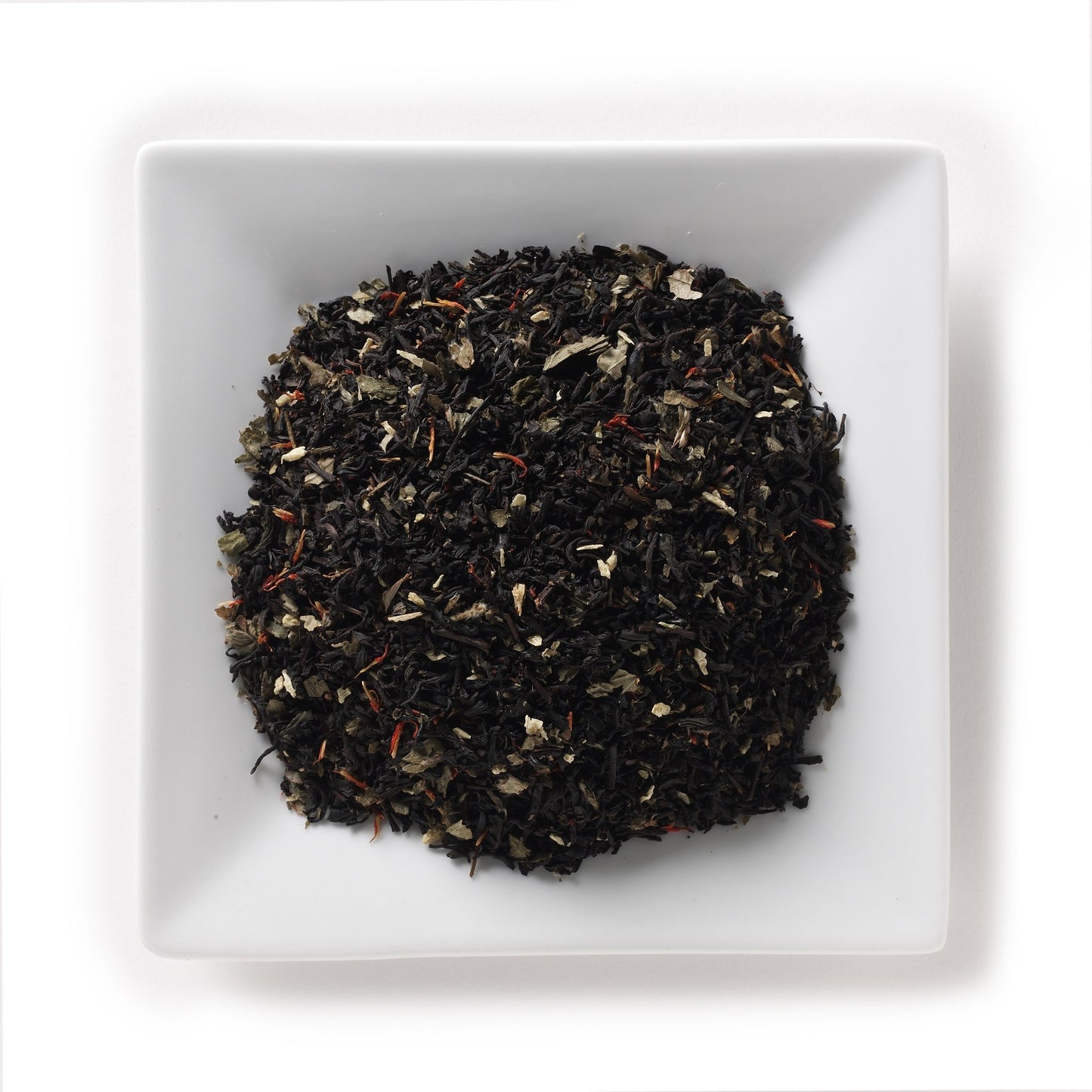 Mahamosa Irish Rum and Cream Tea 4 oz - Loose Leaf Flavored Black Tea Blend (with coconut shreds, wild strawberry leaves, flavoring, safflower)